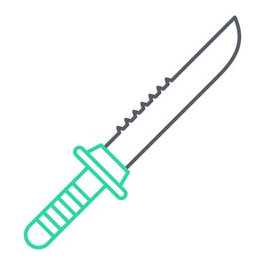 bıçak simgesi vektör illüstrasyonu