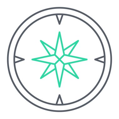 Pusula simgesi vektör resimlemesi