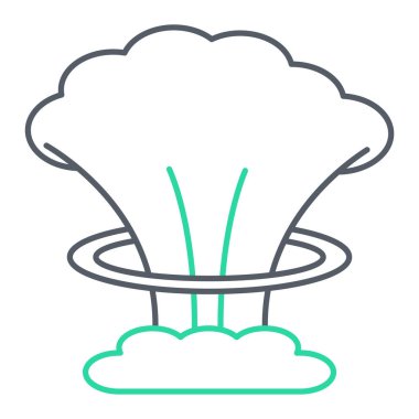 Şef şapka ikonu. Web için brokoli vektör simgelerinin özet çizimi