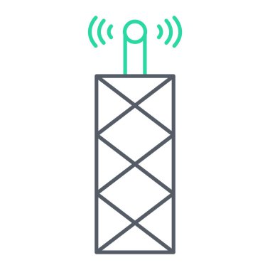 anten simgesi vektör illüstrasyonu