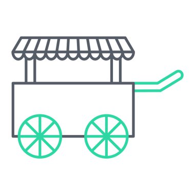 dükkan kiosk simgesi vektör illüstrasyon tasarımı