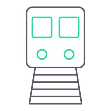 tren simgesi vektör illüstrasyonu