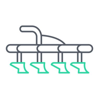 Su pompasının çizgi simgesi