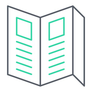 kitap simgesi vektör illüstrasyonu