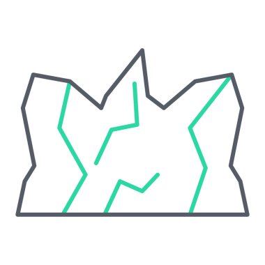 Bir yıldızın çizgi çizimi