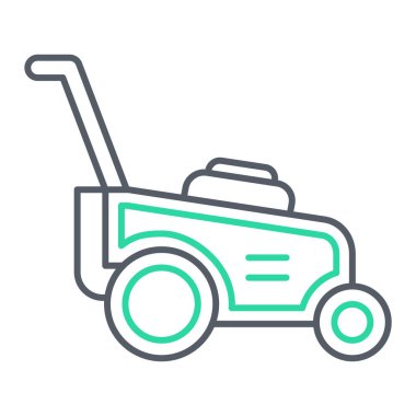 Bir araba simgesinin vektör illüstrasyonu