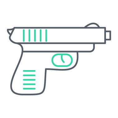 Tabanca simgesi vektör illüstrasyonu