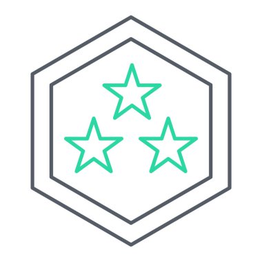 yıldız simgesi, vektör çizimi