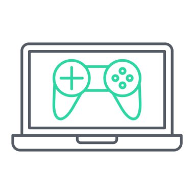 Video oyunu konsolu vektör illüstrasyon tasarımı