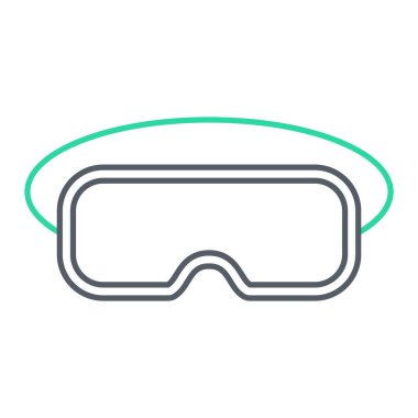 Modern ve güvenlik simgesinin vektör illüstrasyonu