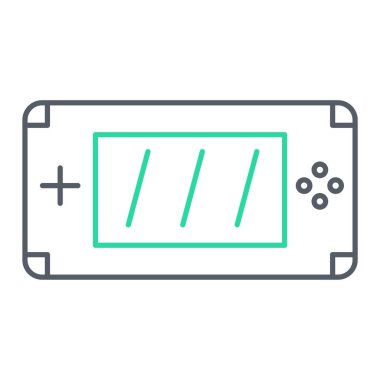 oyun konsolu simgesi. vektör illüstrasyonu