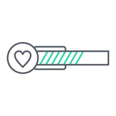 kalp atış hızı ikonu vektör çizimi tasarımı