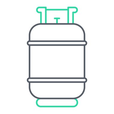 Su damlası ikonu. Web için gaz yakıcı vektör çizgisi simgelerinin özet çizimi