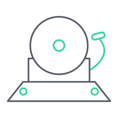 Robot simgesinin vektör illüstrasyonu