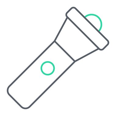 fener simgesi vektörü beyaz arkaplanda izole edildi, şeffaf işaret meşalesi