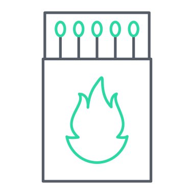 Kamp ve içecek ikonunun vektör illüstrasyonu