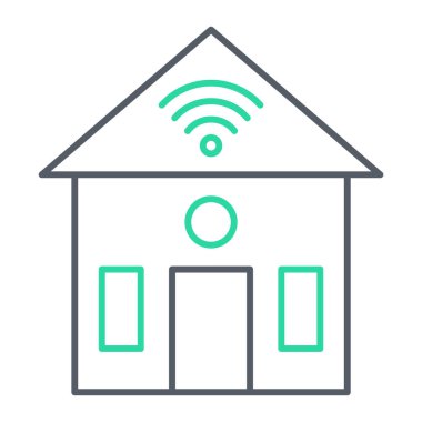 Modern ve teknoloji simgesinin vektör illüstrasyonu