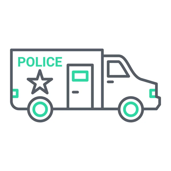 Delivery Service Line Icon Vector Illustration — Vector de stock