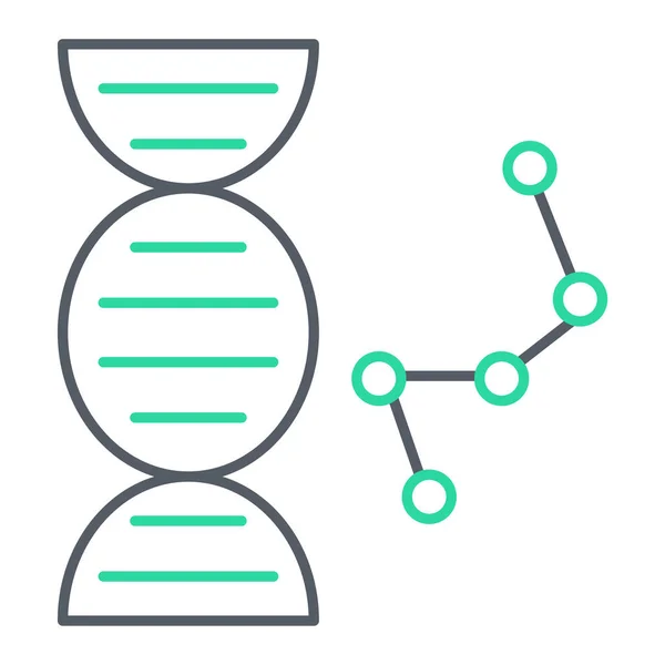 Ícone Dna Ilustração Vetorial — Vetor de Stock