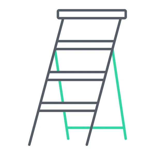 Ladder Icoon Eenvoudige Illustratie Van Klimstoel Vector Pictogrammen Voor Web — Stockvector