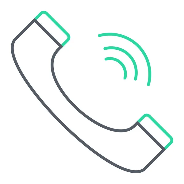 Значок Телефонного Дзвінка Проста Ілюстрація Телефонної Трубки Векторні Піктограми Інтернету — стоковий вектор