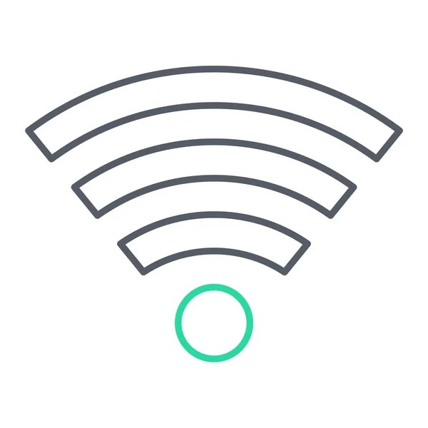 Icono Wifi Vector Ilustración — Vector de stock