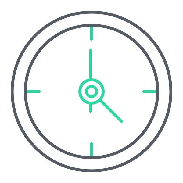 Icono Vector Reloj Iconos Contorno Carrera Editable Para Web Móvil — Vector de stock