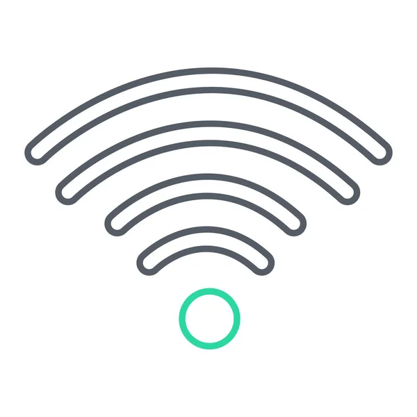 Wifi Signal Icon Vektor Isoliert Auf Weißem Hintergrund Für Ihr — Stockvektor