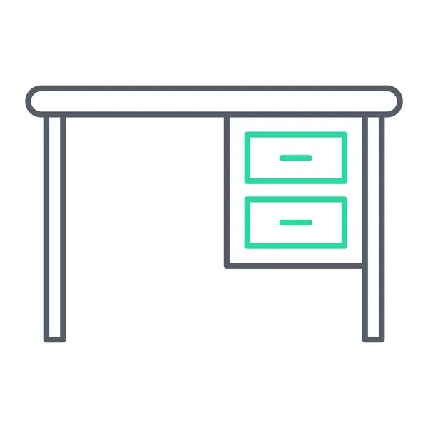 Icône Table Illustration Vectorielle Design — Image vectorielle