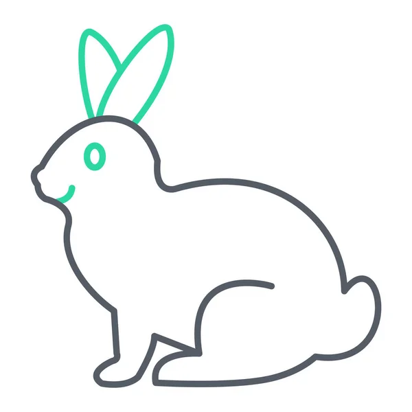 Rabbit Icon Vector Illustration Design — Image vectorielle