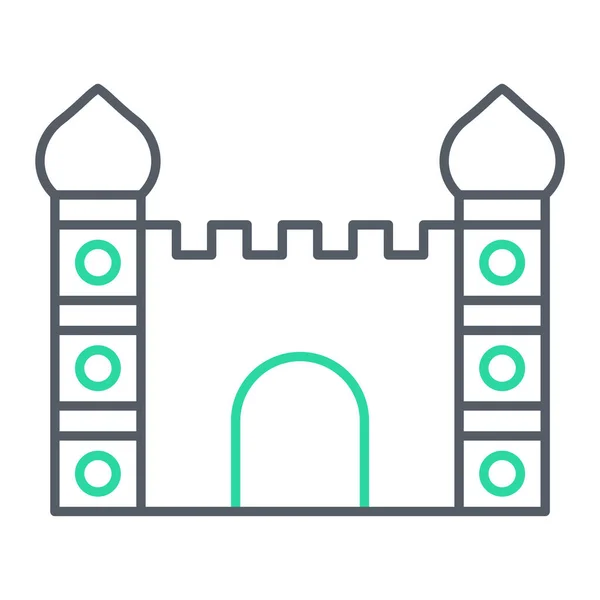 Turm Web Symbol Einfache Illustration — Stockvektor