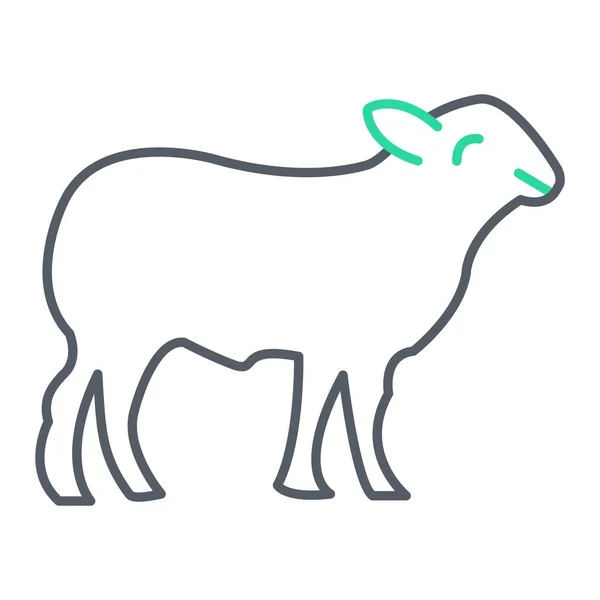 Goat Icon Vector Illustration — Stock Vector