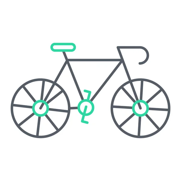 Icono Bicicleta Vector Ilustración — Vector de stock