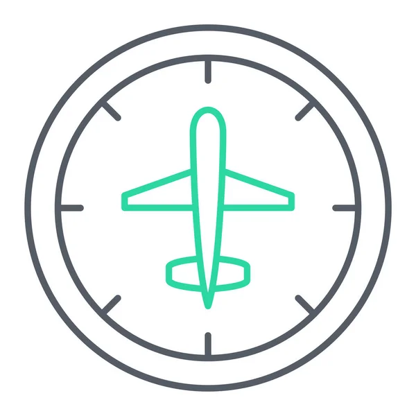 Vektor Illustration Flygplats Ikon — Stock vektor