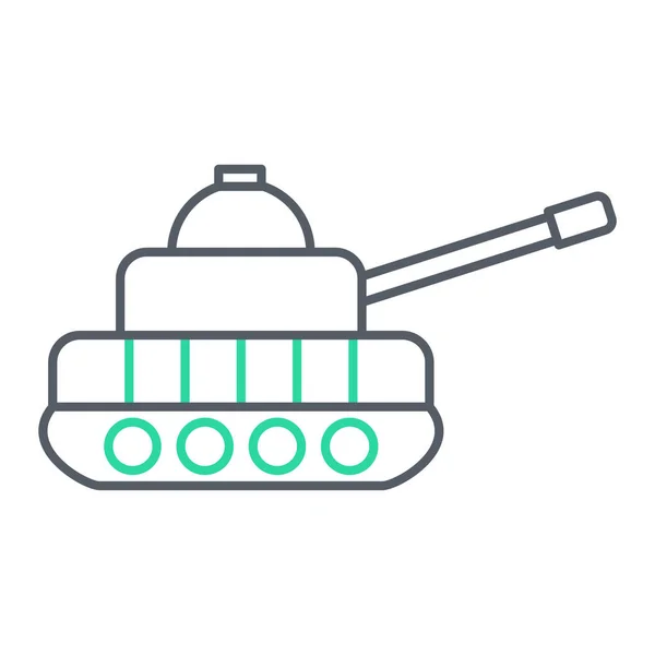 Vector Illustration Military Tank Icon — стоковый вектор