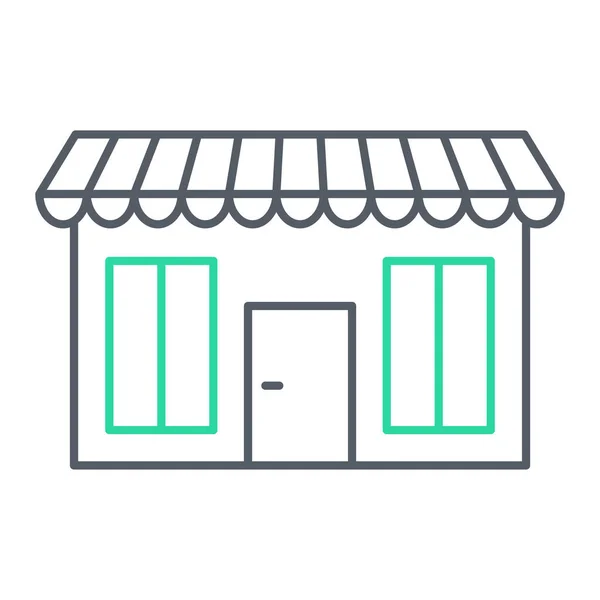 Store Shop Icon Outline Illustration Shopping Vector Icons Web — стоковый вектор