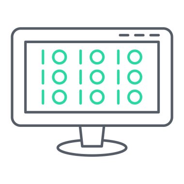 bilgisayar simgesi vektör illüstrasyonu