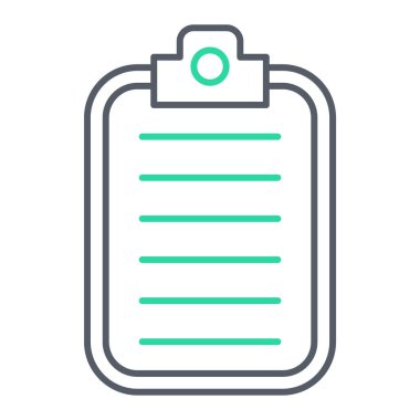 Web ve mobil uygulama için pano vektör simgesi modern basit çizim çizimi