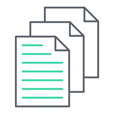 dosya biçimi simgesi, vektör illüstrasyonu