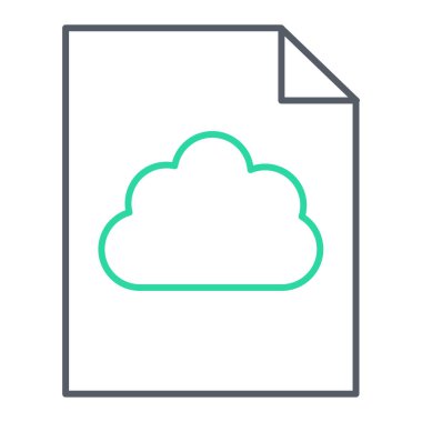 Bulut hesaplama. Web simgesi