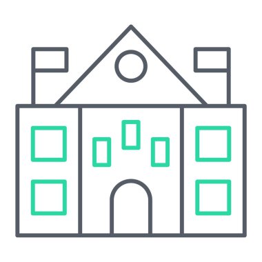 vektör simgesi oluşturuyorum. Grafik ve web tasarımı için beyaz arkaplanda izole edilmiş resimler.