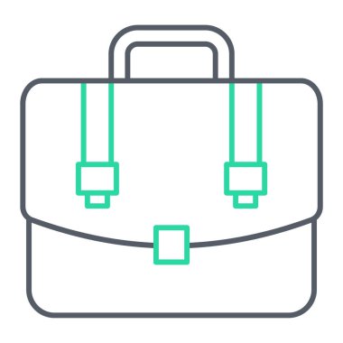 evrak çantası ikonu vektör illüstrasyonu