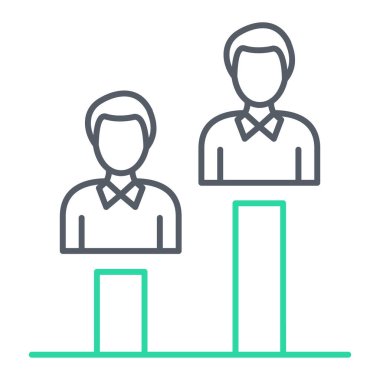 iş adamı simgesi vektör illüstrasyon tasarımı