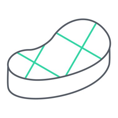 et simgesi vektör illüstrasyonu