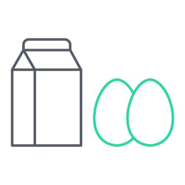 Gıda simgesinin vektör illüstrasyonu