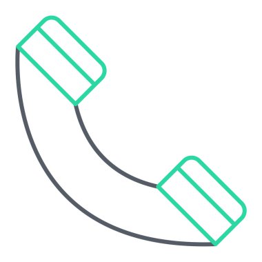 Telefon simgesi vektör illüstrasyonu