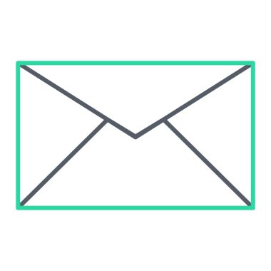 posta simgesi vektörü beyaz arkaplanda izole edildi, ileti işareti logosu konsepti şeffaf, ana tasarım ögeleri üzerinde