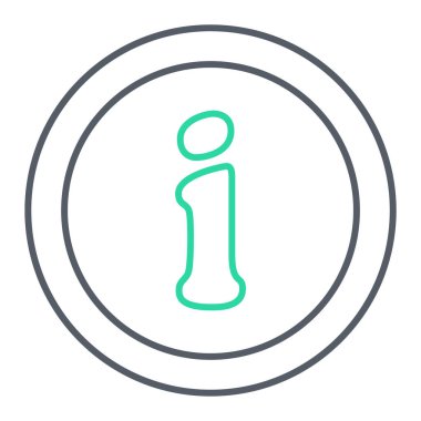 bilgi simgesi, vektör illüstrasyonu