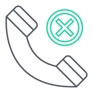 Telefon çağrı ikonu. vektör illüstrasyonu