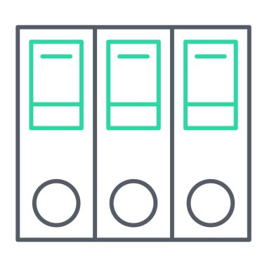 Ofis dizinleri simgesi. vektör illüstrasyonu